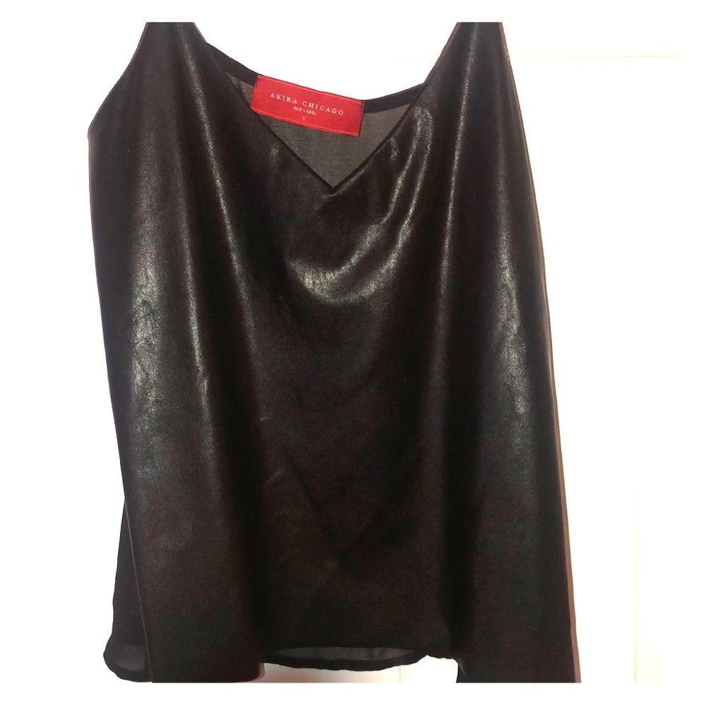 Leather Akira Tank w/Mesh Back